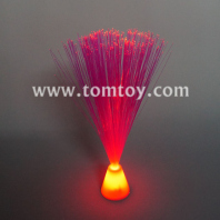 red fiber optic centerpiece lamp tm083-052-rd   